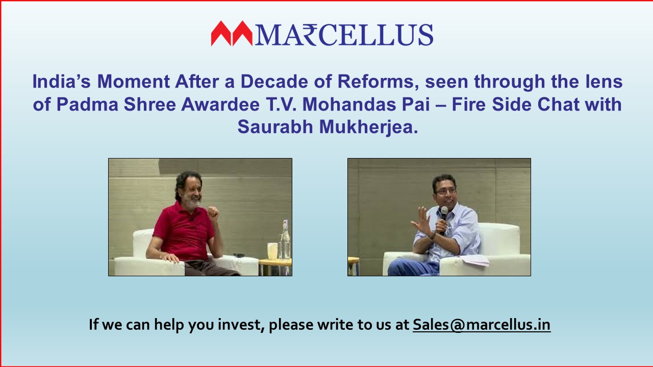 Marcellus Webinar with Padma Shree Awardee T.V. Mohandas Pai along with Saurabh Mukherjea on 