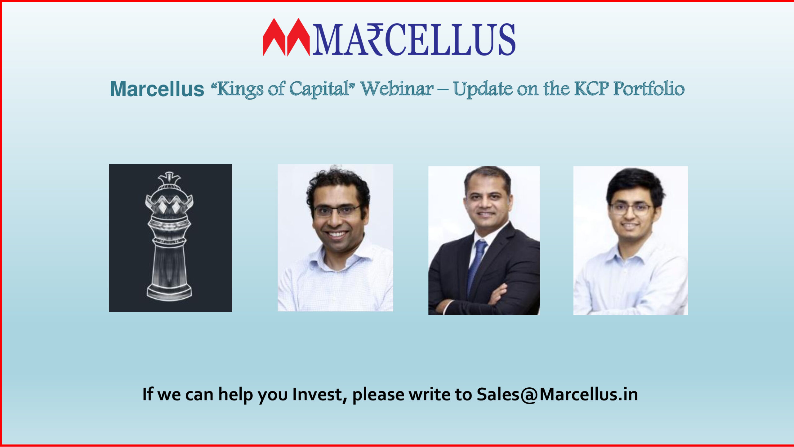 Marcellus Kings of Capital Portfolio Webinar on Update on the KCP Portfolio Performance